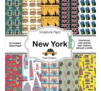 New York City Scrapbook Paper: Scrapbooking Paper for Junk Journals, Decorative craft Paper for ... & Mixed Media, Origami, Collage & Card Making