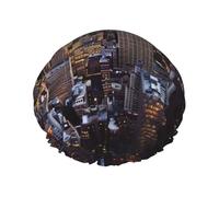 New York City Shower Cap For Women'S - Reusable Waterproof Shower Hair Cap For Bathing, Skin Care, And Home