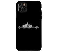 New York City Skyline Heartbeat Statue Of Liberty NY Lover Case for iPhone 11 Pro Max