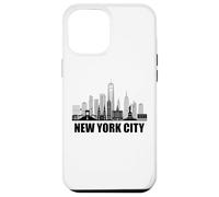 New York City Skyline Heartbeat Statue Of Liberty NY Lover Case for iPhone 12 Pro Max
