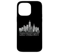 New York City Skyline Heartbeat Statue Of Liberty NY Lover Case for iPhone 14 Pro Max