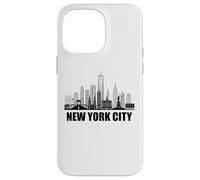 New York City Skyline Heartbeat Statue Of Liberty NY Lover Case for iPhone 14 Pro Max