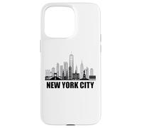 New York City Skyline Heartbeat Statue Of Liberty NY Lover Case for iPhone 15 Pro Max
