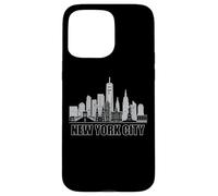 New York City Skyline Heartbeat Statue Of Liberty NY Lover Case for iPhone 15 Pro Max