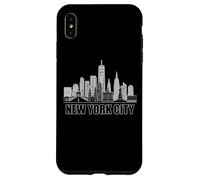 New York City Skyline Heartbeat Statue Of Liberty NY Lover Case for iPhone XS Max
