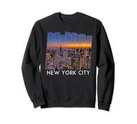 New York City Skyline North America Brooklyn Souvenirs Men Sweatshirt