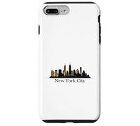 New York City Skyline T-Shirt - Elegant Cityscape Design Tee Case for iPhone 7 Plus/8 Plus
