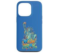 New York City Statue of Liberty Graffiti Urban Art Tourist Case for iPhone 13 Pro