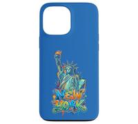 New York City Statue of Liberty Graffiti Urban Art Tourist Case for iPhone 13 Pro Max