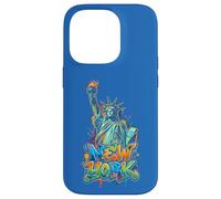 New York City Statue of Liberty Graffiti Urban Art Tourist Case for iPhone 14 Pro