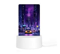 New York City Street Cute LED Night Light Acrylic Lamp with Plastic Base for Bedroom Living Room Home Gifts