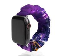 New York City Street Funny Scrunchie Watch Band Elastic Soft Sport Strap Compatible with IWatch 38mm/40mm