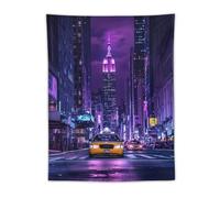 New York City Street Printed Tapestry for Bedroom Colorful Vertical Tapestries Wall Hanging Living Room Decor