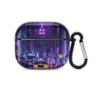 New York City Street Trendy Bluetooth Earbuds Protector Printed Wireless Earbud Case Covers Compatible with Airpods 3