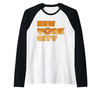 New York City Style Bagel Foodie Snacks Food Trip Souvenir Raglan Baseball Tee