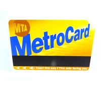 New York City Subway MTA Metro Card Magnet 2" X 3" METROCARD