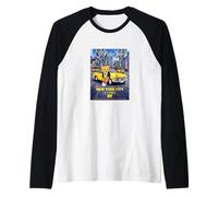 New York City Teddy Bear Stories in Times Square Manhattan Raglan Baseball Tee