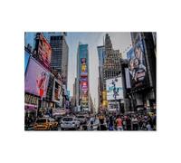 New York City Views - Times Square,Jigsaw Puzzles for Adults 1000 Piece Challenging Game Toys, Impossible Puzzle,1000 Piece Jigsaw Puzzles for Adults Family Decoration Puzzle(75x50cm)-AZ99