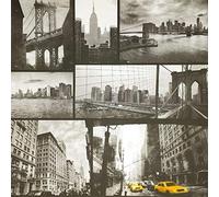 New York City Wallpaper Black White Yellow Taxi Photograph Twin Bridge Liberty from YöL