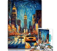 New York Cityscape 1000 Piece Jigsaw Puzzles for Adults Gifts,Decompressing Intellectual Educational Toy Perfect Decoration 38x26cm