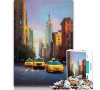 New York Cityscape 1000 Piece Jigsaw Puzzles for Adults Gifts,for Educational Game Challenge Toy Unique Home Decor And Gifts 50x75cm