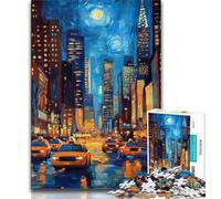 New York Cityscape Jigsaw Puzzles for Teenagers 2000 Jigsaws,Challenging To Complete But Fun And Humorous Birthday Present,Gifts,Wall Art 70x100cm