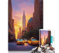 New York Cityscape Jigsaws 1000 Pieces for Teenagers,Family Game Stress Reliever Difficult Challenge Gifts for Friends And Family (38x26cm)
