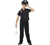 Smiffy's 49650l New York Cop Costume (large) - Fancy Dress Boys Police Officer - costume new cop york fancy dress boys police officer uniform