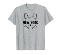 New York Corgi Club, NYC dog ears, New York City design T-Shirt