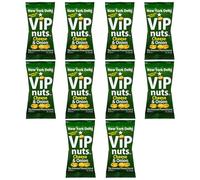 New York Delhi ViPnuts - cheese & onion peanuts 10 x 63g high protein, Vegan, gluten free