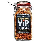 New York Delhi ViPnuts Hot Toffee Peanuts in Glass Bar Jar 800g