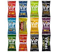 New York Delhi ViPnuts, Ultimate Selection Box of peanuts (12 x 63g) minimum 8 types - usually more - a flavour for every palate - snacks lovers gift