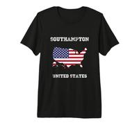New York Distressed Flag Southampton Pride Premium T-Shirt