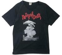 New York Dolls Mens T Shirt Punk Lock Black L