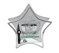 New York Dreaming Of A White Christmas Star Tealight Holder