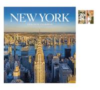 New York Easel Calendar 2026 + FSC ECO-FRIENDLY DIARY