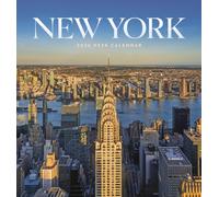 New York Easel Desk Calendar 2026