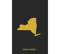 NEW YORK EMPIRE GOLD - Premium Lined Journal | 6" x 9" | Soft Cover | 120: A High-Quality Writing Notebook - Ideal for School, Work, or Thoughtful Gifts