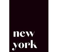 New York: Fashion Decorative Coffee Table Book decorative coffee table book, 8.5x11” 350 dot grid interior, for bookshelves, home decor, display, staging (Cabana - The Decorative Collection)