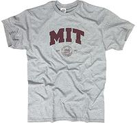 New York Fashion Police MIT T-Shirt - Officially Licensed Arch Logo T-Shirt, Grey, Large