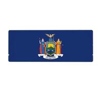 New York Flag Keyboard Mouse Pad (12x31.5 inches), Suitable for Computer, Console, Office, Game, Study Extra Large Keyboard Mouse Desk pad,
