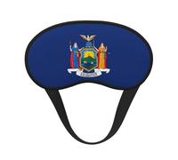 New York Flag Print Sleep Mask Soft Cover Eye No Pressure for Sleeping, Eye Masks for Side Sleepers