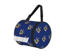 New York flag Printed Portable Tissue Roll Case, Standard-Size Fit, Oxford Cloth for Wall Camping Backpack