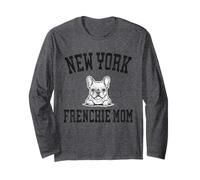 New York Frenchie Mom T-Shirt NYC French Bulldog Dog Lover Long Sleeve T-Shirt