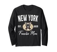 New York Frenchie Mom T-Shirt NYC French Bulldog Dog Lover Long Sleeve T-Shirt