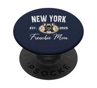 New York Frenchie Mom T-Shirt NYC French Bulldog Dog Lover PopSockets Adhesive PopGrip