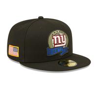 New York Giants Cap NFL Adult New Era Black Fitted Hat - New