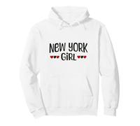 New York Girl Hearts State Cute NY Girls Pullover Hoodie
