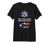 New York Grown with Puerto Rican Roots - Puerto Rico Premium T-Shirt