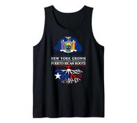 New York Grown with Puerto Rican Roots - Puerto Rico Tank Top